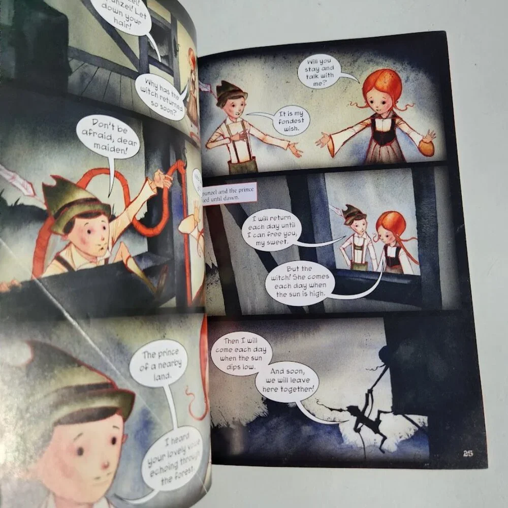 Comics rapunzel graphic
